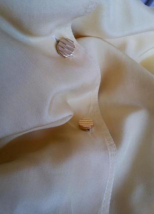 Шелковая  рубашка solange mondor винтаж 100% шелк швейцария3 фото