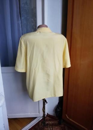 Шелковая  рубашка solange mondor винтаж 100% шелк швейцария4 фото