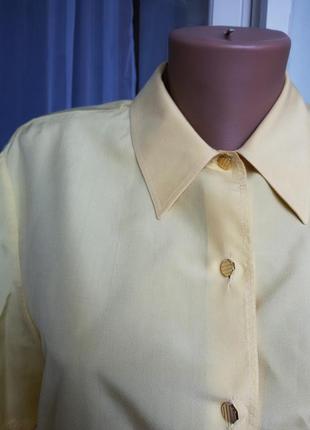 Шелковая  рубашка solange mondor винтаж 100% шелк швейцария5 фото