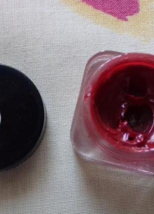 Красная бордовая жидкая помада для губ marks spencer3 фото