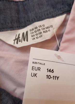 Рубашка h&m,размер 10-11 лет, рост 146 см..5 фото