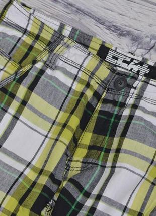 170 - 176 см модні стильні картаті підліткові шорти шортики з карманами хлопчику підлітку клітинка4 фото