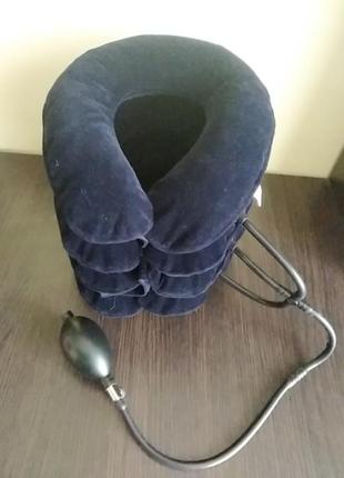 Essort ортопедична масажна надувна подушка комір для шиї7 фото