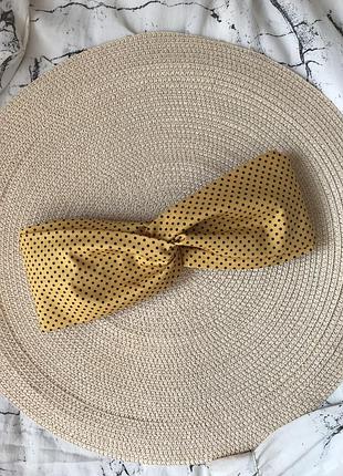 Пов'язка на голову в горошок