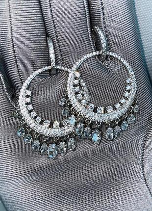 Серьги петли 2 в 1