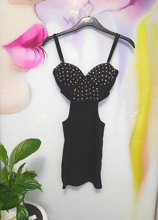 Бульбі міні-плаття корсет в закльопках reverse