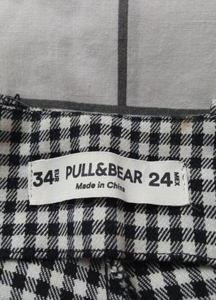 Штани в клітинку pull&bear4 фото