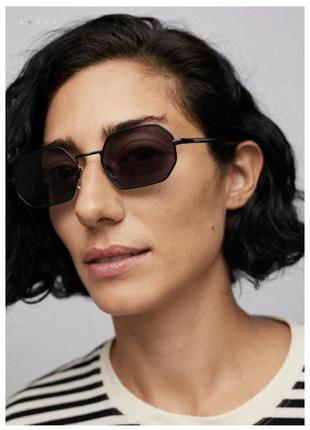 Шестиугольные очки в стиле rayban zara mango