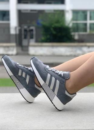 🔥кросівки adidas marathon tech grey кросівки10 фото