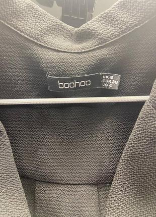 Черное платье с имитацией запаха boohoo4 фото