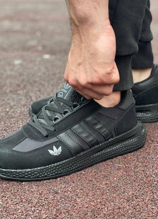 Кросівки adidas у чисто чорному кольорі5 фото