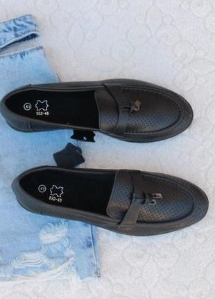 Кожаные лоферы, туфли 37, 38, 39, 40, 41 размера на низком ходу2 фото