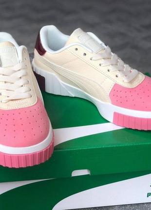 🔥кроссовки puma cali cream pink кросівки6 фото