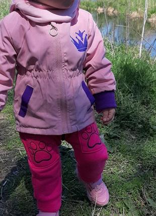 Стильна вітровка для дівчинки