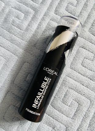 L'oreal infallible foundation longwear shaping stick2 фото