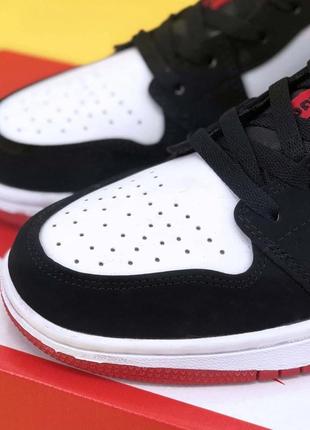 🔥кроссовки nike air jordan 1 retro low og “bulls” кросівки3 фото