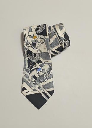 Rolf kuie, шелковый галстук с принтом.
