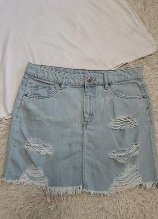 Спідниця джинсова h&m 38 3