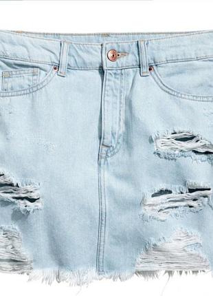 Спідниця джинсова h&m 38 2