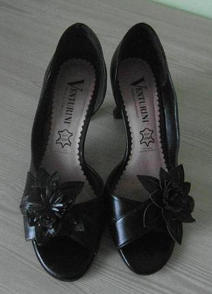 - босоніжки - venturini - 100% шкіра -