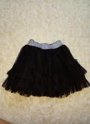 Юбка с фатина пышная на 6лет
