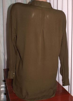 Фирменная блуза (s-m) мягкая, к телу приятная, 2 длины, замечательно смотрится.