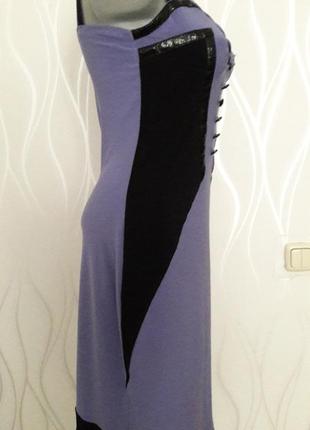 Супер красивое, милое, трикотажное летнее платье нежного сиреневого цвета.