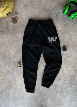 Спортивные штаны мужские nike черные / спортивні штани чоловічі чоловічі найк чорні6 фото