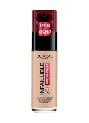 Тональний крем для обличчя l'oreal paris infaillible 24h fresh wear foundation spf 251 фото