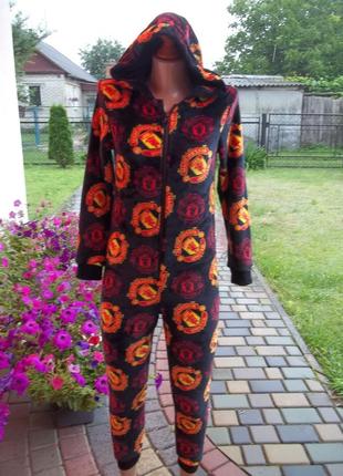 ( 11 - 12 лет ) детская пижама кигуруми флисовый комбинезон б/у