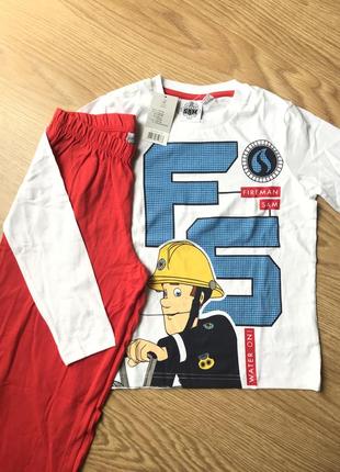 Піжама пожежний сем fireman sam пожежний сем