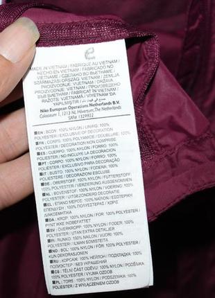 Спортивна гарна тонка куртка вітровка nike розмір m в'єтнам5 фото