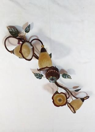 Люстра ручної роботи в стилі флористика nblight модель Верона