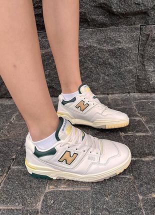 Кросівки nb 550 aime leon dode natural green1 фото