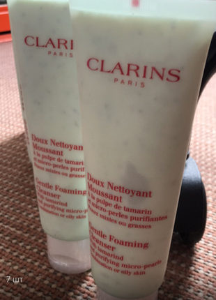 Засіб для вмивання clarins gentle foaming cleanser with tamarind