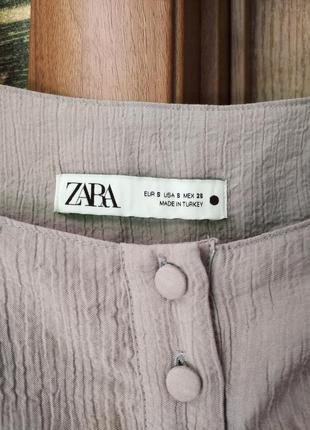 Легка літня блуза zara з ґудзиками3 фото