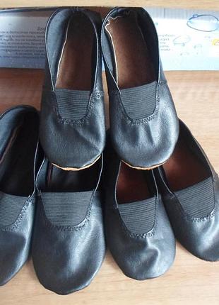 Чорні чешки з флісовими устілками, всі розміри