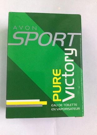 Чоловіча туалетна вода sport pure victory avon