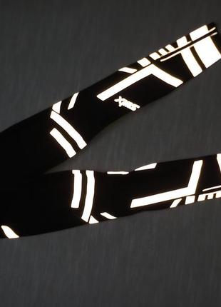 Лосіни спорт вело світлорефлекторними елементами рефлекторні рейв паті лосіни9 фото