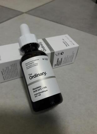 Пілінг з 10% мигдальної кислотою the ordinary mandelic acid 10% + ha , 30ml