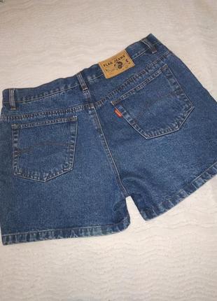 Новые джинсовые шорты с высокой талией 14-16 р flag jeans6 фото