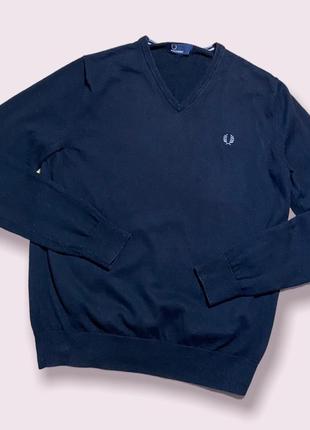 Чёрный свитер fred perry