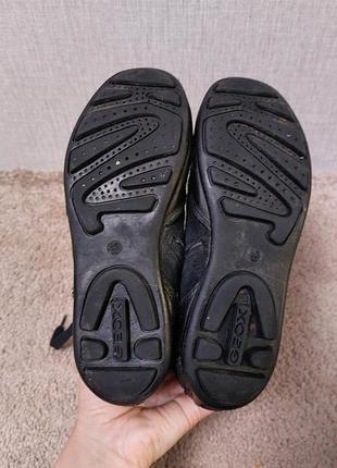 Демисезонные, осенние кожаные сапоги, ботинки geox. размер 33, стелька 21 см.6 фото