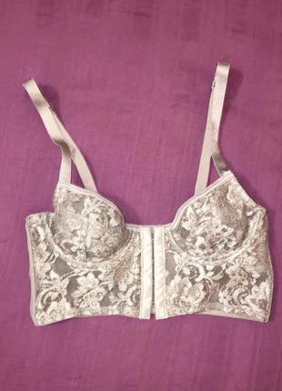 Мереживний топ бралет topshop xxs xs
