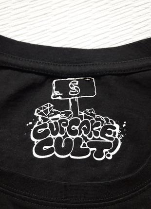 Мегакрутая фирменная хлопковая футболка с принтом  cupcake cult scare bears3 фото