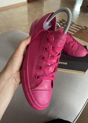 Кеды cConverse Ctas Ox Flame Noir rouge