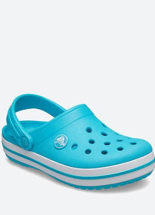 Sandale CROCS Crocband Sandal Kids 12856 Digital Aquas, 100% оригінал