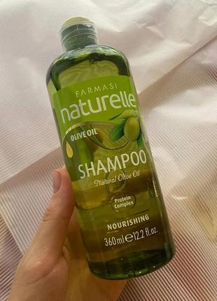Набір шампунь (360 мл ) + кондиціонер для волосся (200 мл) olive oil farmasi2 фото