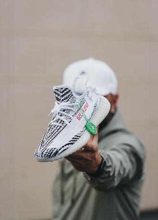 Чоловічі кросівки adidas yeezy boost 350 v2 zebra#адідас