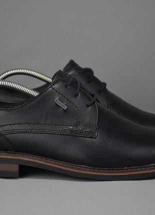 Fretz men gtx gore-tex туфлі броги черевики чоловічі шкіряні непромокаючі швейцарія оригінал 44р/29с